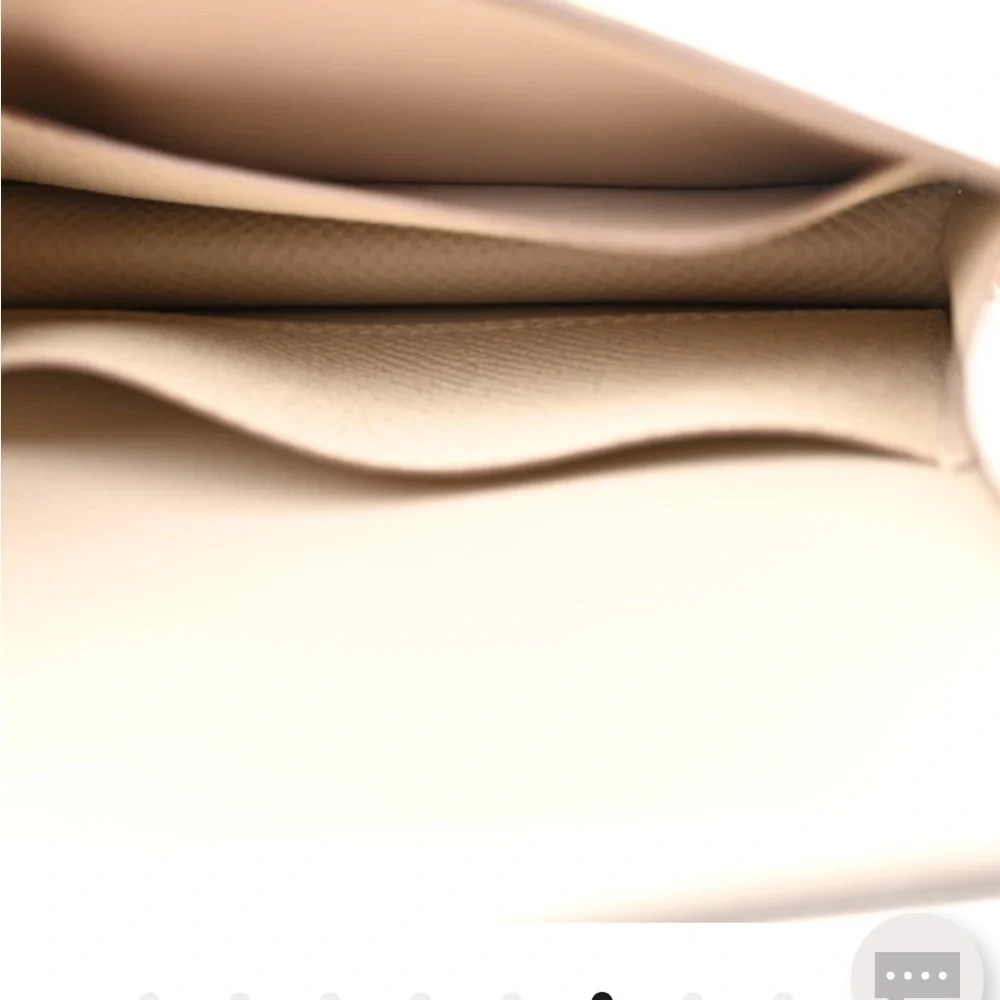Hermès Epsom (CRAIE) Constance Cream&Gold crossbody/Clutch /Wallet